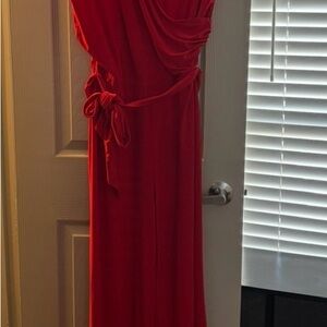 Elegant Red Women's Dress
